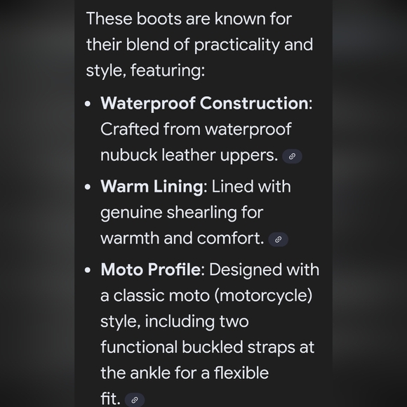 SOREL- WATERPROOF MOTO LEATHER BOOTS - Picture 3 of 12